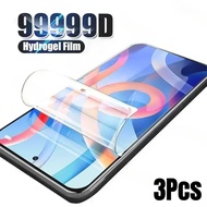 RealmeGT5 GT7 GT7T GT6 GT6T 3Pcs 999D HD Clear Matte Frosted Soft Hydrogel Film For Realme GT 7 7T 6