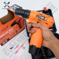 (AST AS12) Mesin Bor Cordless AST 12V AS-12 / Bor Tangan BATERAI 10mm AST 12 Volt - Cordless Drill A