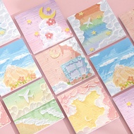 Sticky Note Sticky Memo Oil Painting Stationery Goodie Bag Christmas Children Teachers Day Gift