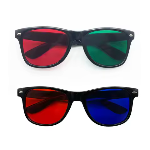1pcs Professional Green Red Filter Glasses Blue Red Eyeweare Visual Function Test Tool For Amblyopia