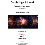 A Level Physics (9702) Topical Paper 2012-2020