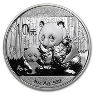 2012 China Chinese Panda 1 oz .999 Silver Coin BU 1oz