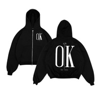 DEPRESSED|Hoodie Boxy Zipper/ Hoodie Motif printing Hoodie boxy/ Hoodie Hoodie Zipper