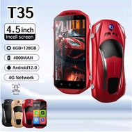 New 4G Stylish Smartphone Sports Car Appearance 6GB RAM 128GB ROM Android 12.0 Dual SIM 4000mAh What