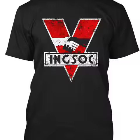 New Popular Ingsoc English Retro Vintage Art Logo T Shirt Size S 4Xl