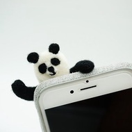 羊毛氈打招呼系列手機殼 招手熊貓手機套 保護殼 聖誕新年禮物