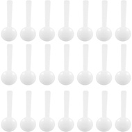 100pcs Micro Labs Liquid Measuring 1 Gram Static Plastic Tiny Scoop for Home Laboratory Kitchen