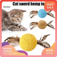 RAN SIZE: Sisal cat ball 10cm/39in diameter for cats to play and scratch