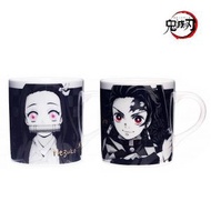 金正陶器 - 鬼滅之刃 鬼滅の刃 日版 家居 陶瓷杯 水杯 餐具 馬克杯 單色 黑白色 兄妹裝 一套2隻 (竈門炭治郎+竈門禰豆子)