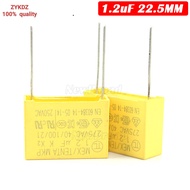 10pcs/lot 1.2UF X2 Safety capacitors 22.5mm 275VAC 275V 1.2uf Polypropylene film capacitor 1200nF