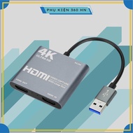 Capture Video Card Converts HDMI to USB 3.0 for Live Stream for Phone/Camera/PS4/XBOX/Computer