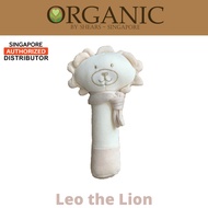 Shears Organic Baby Soft Toy Squeaker Toy LEO THE LION