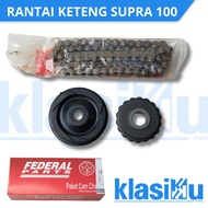 HONDA Federal Timing Roller Rubber Chain Set Grand Supra X Win 100 84L GN5HONDA FederalOriginal