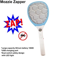 Electric Fly Insect Bug Zapper Bat | Anti-mosquito zapper bat | USB charging | Replaceable battery |