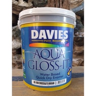 ♞,♘,♙,♟Aqua Gloss-it AG-904 Chocolate Brown 4L Davies Aqua Gloss It Water Based Enamel Paint 4 Lit