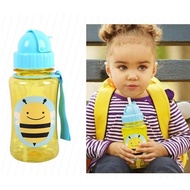 350ml Baby Bottle Cute Cartoon Animal Water Bottle Children Kids Learn To Drink Cup