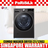 LG FV2721HVRB Front Load Washer Dryer (21/12kg)(Water Efficiency 4 Ticks)