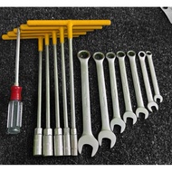 (Free Screws with 2 Inner Hand Tips) ComBo of 5 T-locks and 7 Wrench Locks