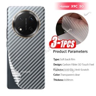 Carbon Fiber Back Film For HonorX9C 5G 2024 Transparent Back Protector Soft Film Honor X9C X9B X9A X