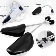 Shoe Tree Spring Type Shoe Support Plastic Stretcher Shoe Shaper Expander Black Unisex Size35-45