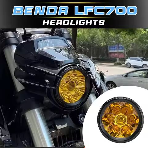 For BENDA LFC700 headlight assembly and high beam LED headlight modification