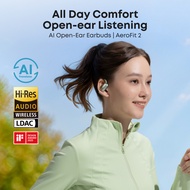 Soundcore by Anker AeroFit 2 by Anker, Open-Ear Headphones, Translation Earbuds Real Time, 4 Adjusta