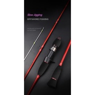 Red solid slow jigging rod 1.68M/1.8M Light-weight Boat fishing Sea fishing Rod Fishing rod Joran pancing Jigging rod Joran Rod jigging spinning Jigging Pancing Casting Spinning Mesin Pancing