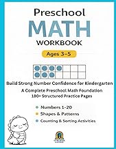 Preschool Math Workbook: Build Strong Number Confidence for Kindergarten: A Complete Preschool Math 