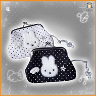 Coin Purse Small Pouch Earphone Accessory Bag Korean Style ins Style Cute Miffy Miffy Rabbit Polka D