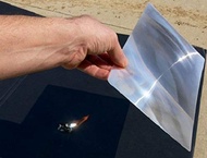 8.3" x 11.75" LARGE 3X Fresnel Lens FULL PAGE Magnifier -- Solar Oven/DIY Projection TV PLANS (1 pac
