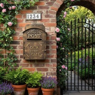 [AbabixaMY] Wall Mount Mailbox Durability Vintage Mailbox for Outside Entryway Home