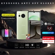 Anti-scratch jelly Hydrogel spy privacy glossy Sharp AQUOS Sense 8 Sense 9 Screen Protector