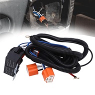 H4 Negative Switch Headlight Relay Conversion Harness with High Stability ABS Material for H6054 H50