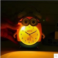 Student Alarm Clock Clock Speaking Children Cartoon Metal Mute Creative Cute Clock Multi-Function Cl