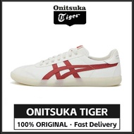 【100% Original 】Onitsuka Tiger TOKUTEN White Red 1183A862-104 Low Top Unisex Sneakers