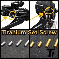 Titanium Set Screw for R9200 R9150 R9170 High Low adjust Shimano Dura Ace | Stroke Adjust Bolt End Adjusting Bolt