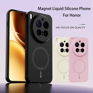 For Honor Magic 8 pro 7 Pro Honor 400 Pro 500 Pro Premium Soft Liquid Silicone N52 Magnetc Phone Cas