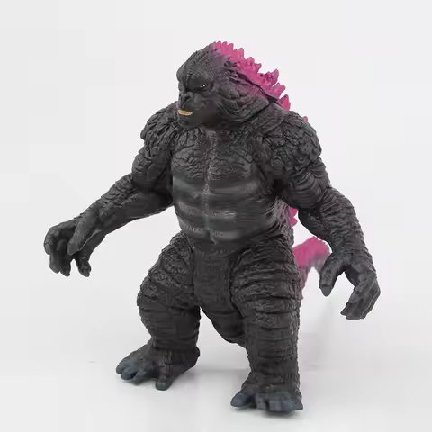 New 17cm Anime Godzilla Vs Kong The New Empire PVC Action Figures Titan Godzilla Soft Glue Monster M