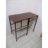 JS 80cm 3V kitchen stove rack gas rack rak dapur rak masak multirack rak serbaguna meja dapur rak ga