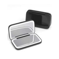 LED Foldable Makeup Mirror Double-Sided with Light 5 Times Magnifying Luminous Mirror Portable Porta