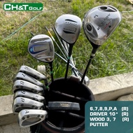 Men's #20 Golf Club Set: 10 clubs (Driver 10*, Wood 3, 7, Putter, Irons 6-9, P, A, Flex R) Original