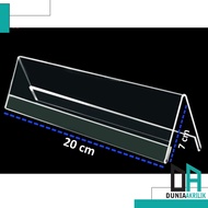 Acrylic NAME PLATE / Triangular Table NAME PLATE 7X20CM