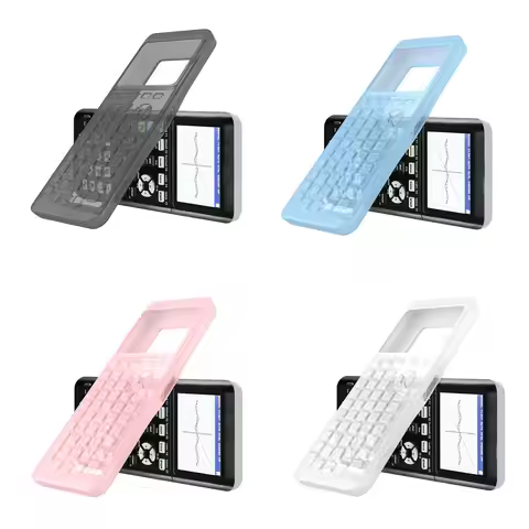 White/Pink/Black/Blue Optional Silicone Case Cover Skin For Texas Instruments TI-84 Plus CE Graphing