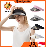 High Quality UV Cut Basic Blank High Quality Polyester Plain Unisex Men Women Visor Cap for Outdoor Sports Beach Hat