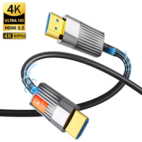 HDMI Optical Fiber Cable 4K 60Hz HDMI-compatible Ultra High Speed 18Gbps HDR eARC Fiber Optic HDMI 2