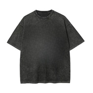 Bandai | Demon Slayer Mens and Womens Washed T-Shirt Douma Summer and Spring New Anime Tee Retro Dis