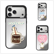 Wireless Magnetic For iPhone 17 16 15 14 13 Pro Max Plus Funny Lazy Dunks Black Edge Mirror Back Cov