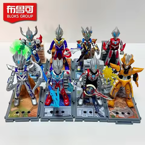 Blokees Ultraman Building Blocks Classic Scene Edition Jiedecke Puzzle Assembly Tiga
