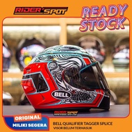 Helm Motor Bell Qualifier Tagger Splice Full Face Original Helmet