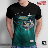 Print Unik 3r Mancing Mania Fishing Tshirt Jersey